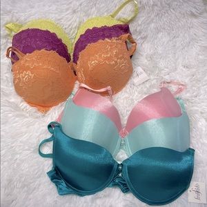 Bras! Fredericks of Hollywood Bras! $15/each! Sizes vary from 34B, 34C, 36C